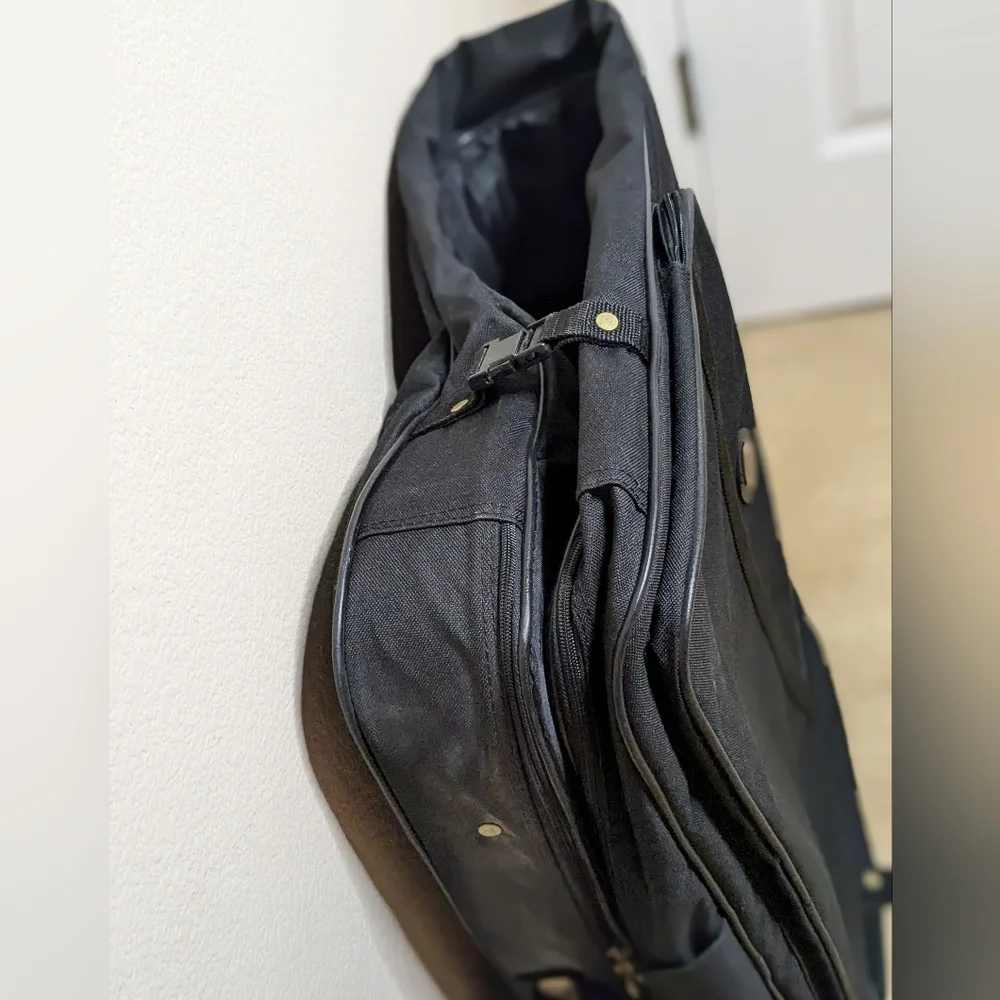 American Tourister Black Canva Carry-On Garment/Suit Bag
